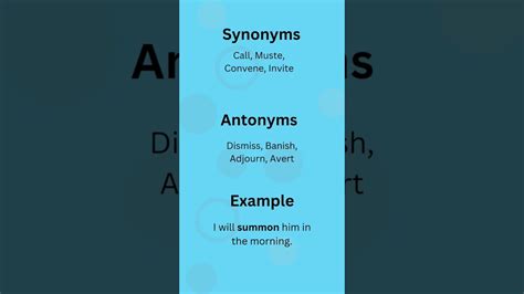 synonyms of summon|summon synonyms and antonyms.